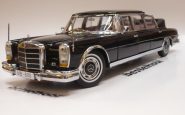 MERCEDES 600 1966 LANDAULET BLACK SUNSTAR 1